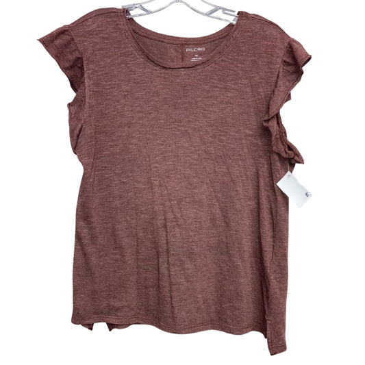 Top Sleeveless By Pilcro In Maroon, Size:Xs