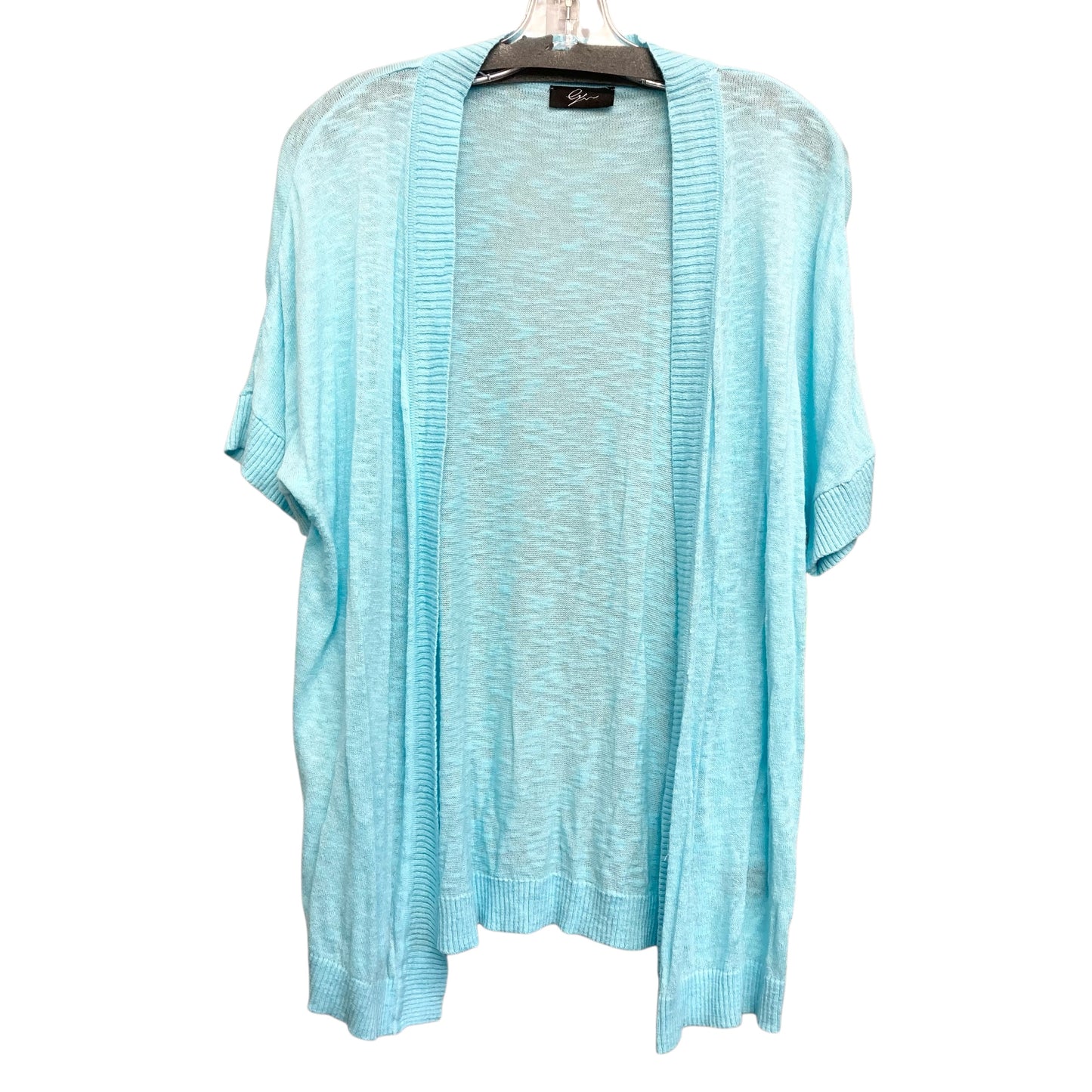 Sweater Cardigan  In Blue, Size:Xl