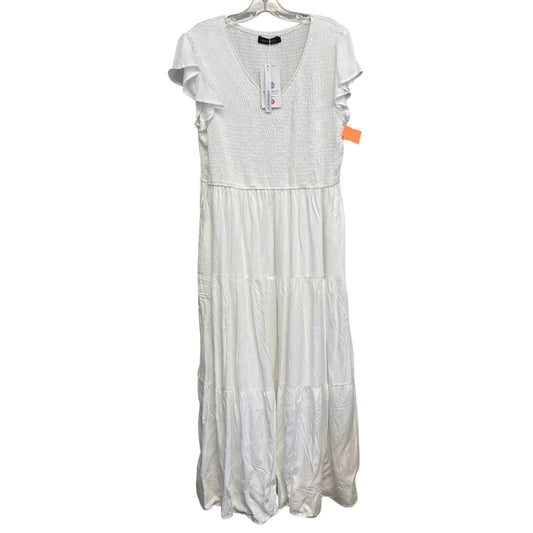 Dress Casual Maxi By Merokeety In White, Size:Xl