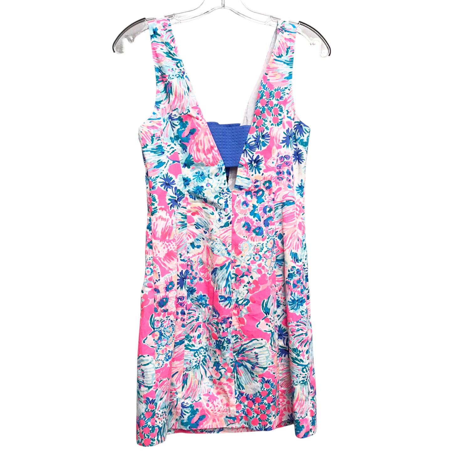 Dress Designer By Lilly Pulitzer In Blue & Pink, Size:Xs