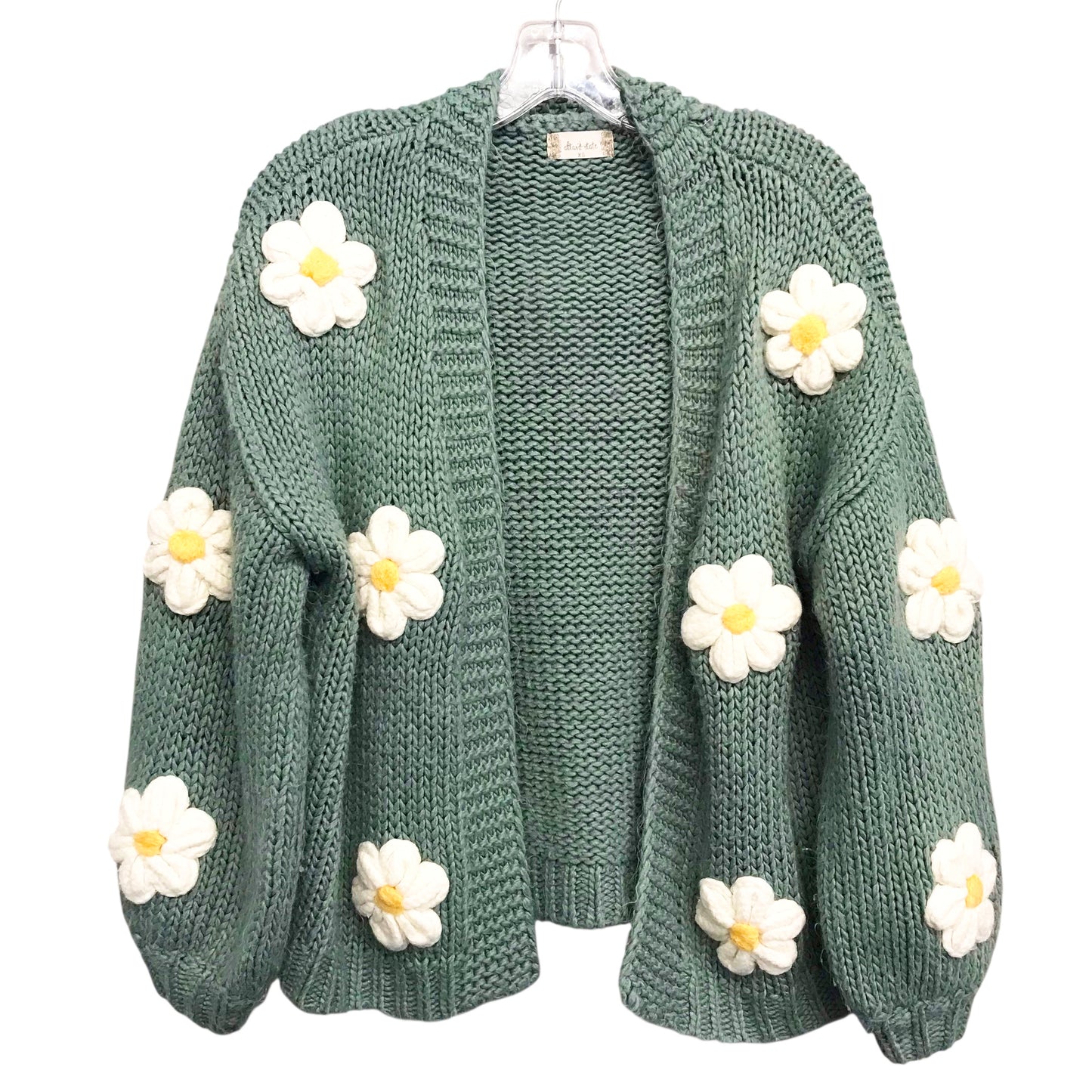 Sweater Cardigan By Altard State In Green, Size:Xs