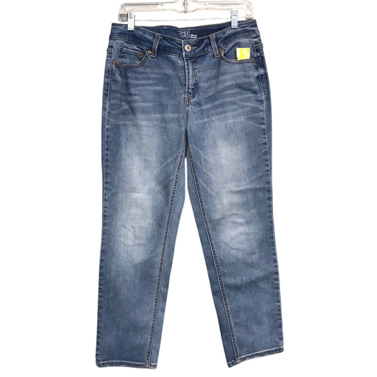 Jeans Boot Cut By Time And Tru In Blue Denim, Size:10P
