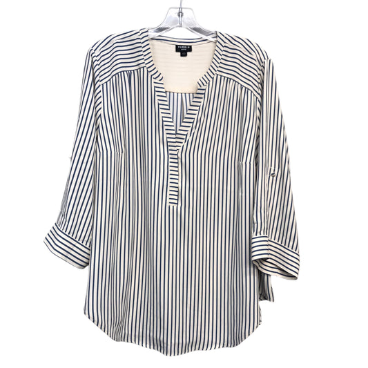Top 3/4 Sleeve By Torrid In Striped Pattern, Size:1X