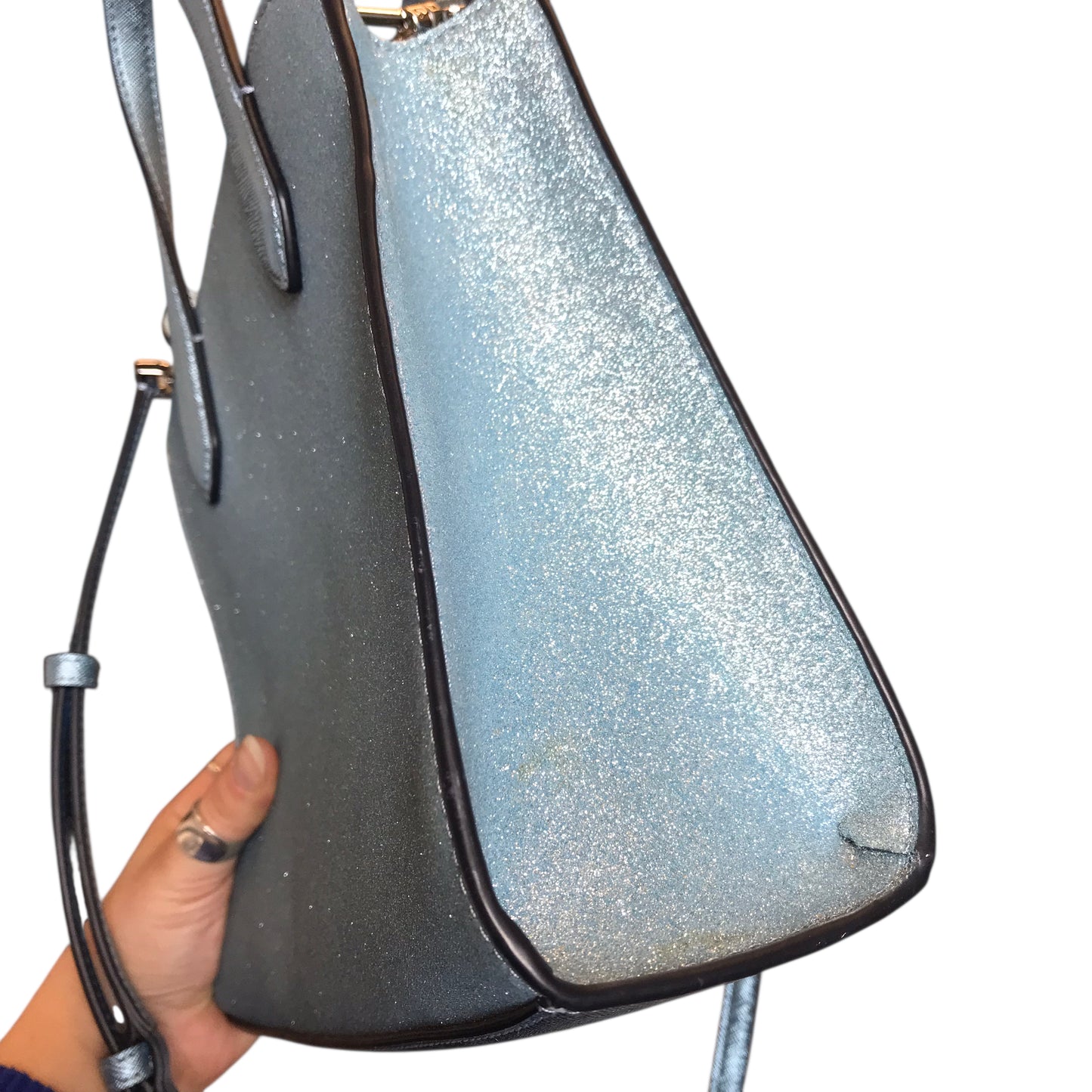 Handbag Designer By Kate Spade In Blue, Size:Medium