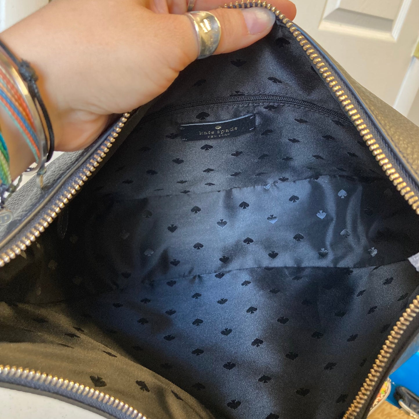 Handbag Designer By Kate Spade In Black, Size:Medium
