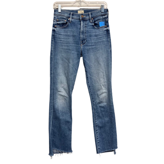 Jeans Straight By Mother In Blue Denim, Size:2