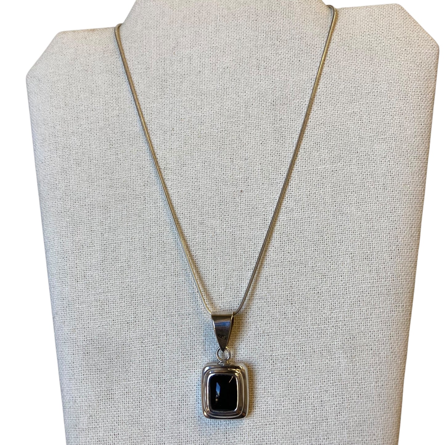 Necklace Charm By Silpada In Black & Silver