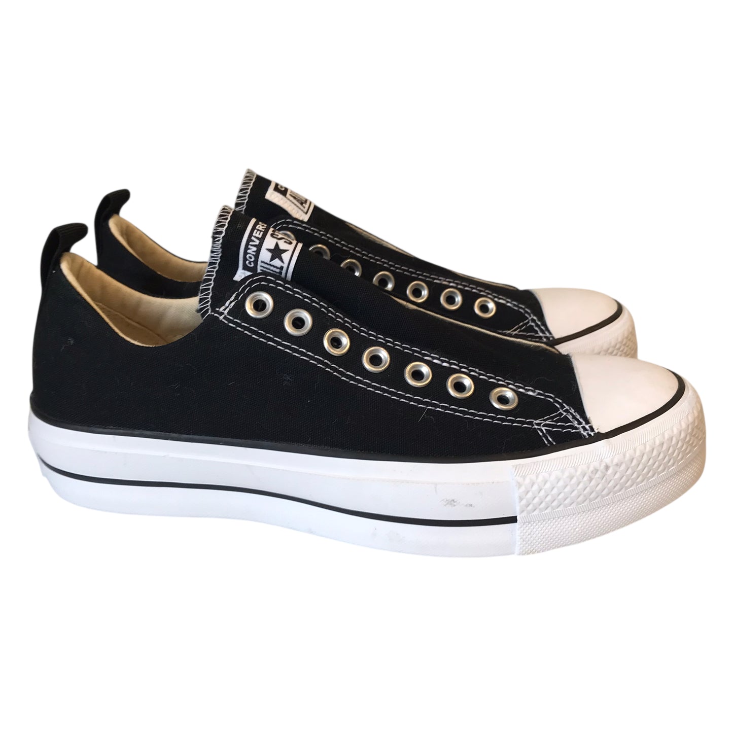 Shoes Sneakers By Converse In Black & White, Size:10