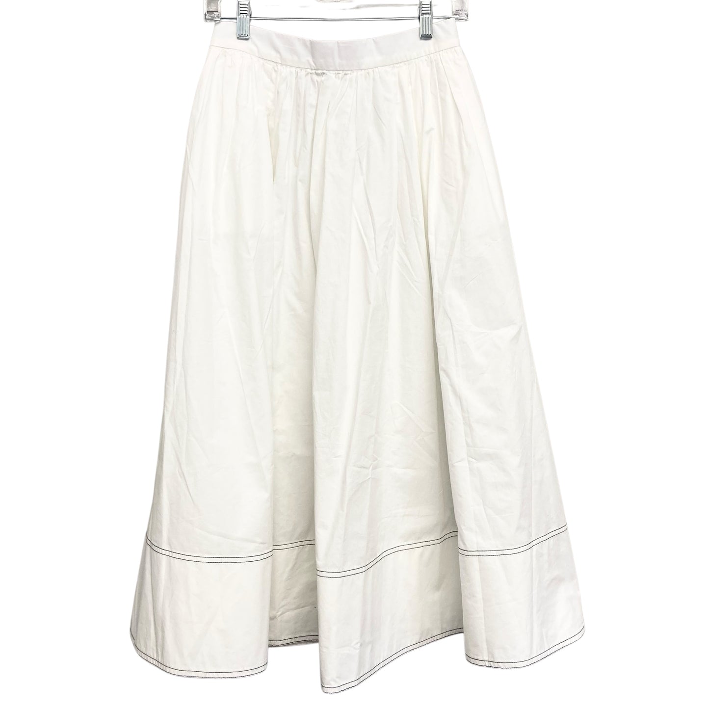 Skirt Midi By J. Crew In White, Size:4