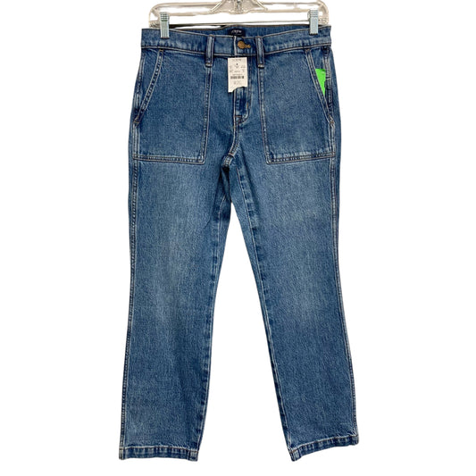 Jeans Straight By J. Crew In Blue Denim, Size:2