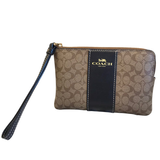 Wristlet Designer By Coach In Brown, Size:Small