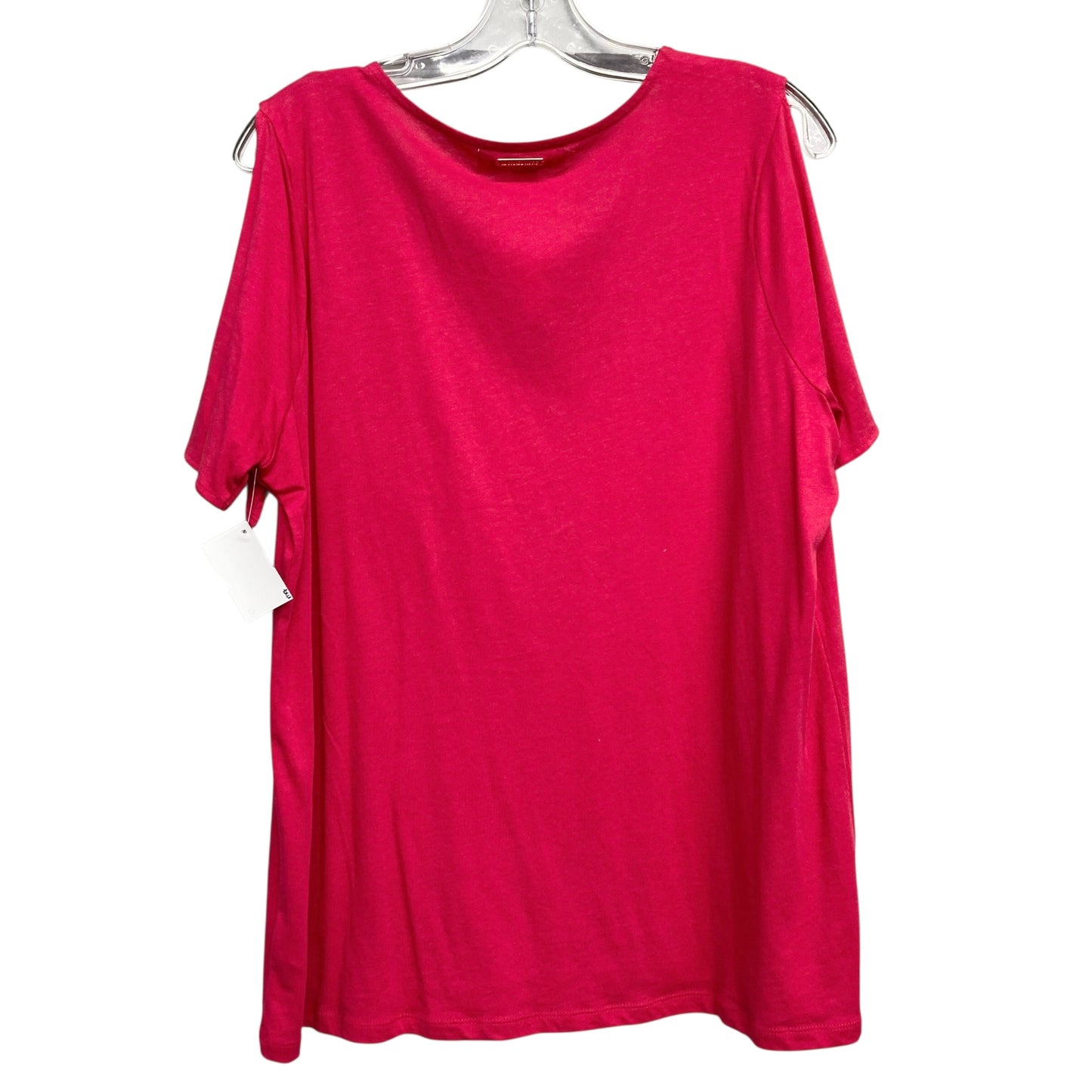 Top Ss Basic By Michael By Michael Kors In Pink, Size:Xl