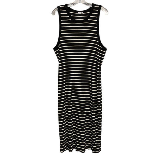 Dress Casual Maxi By Galyans In Black & White, Size:Xxl