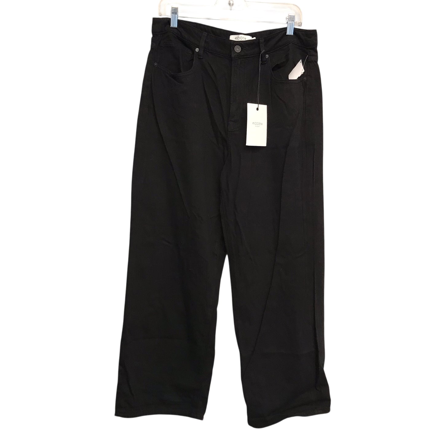 Jeans Wide Leg By Hidden In Black Denim, Size:6