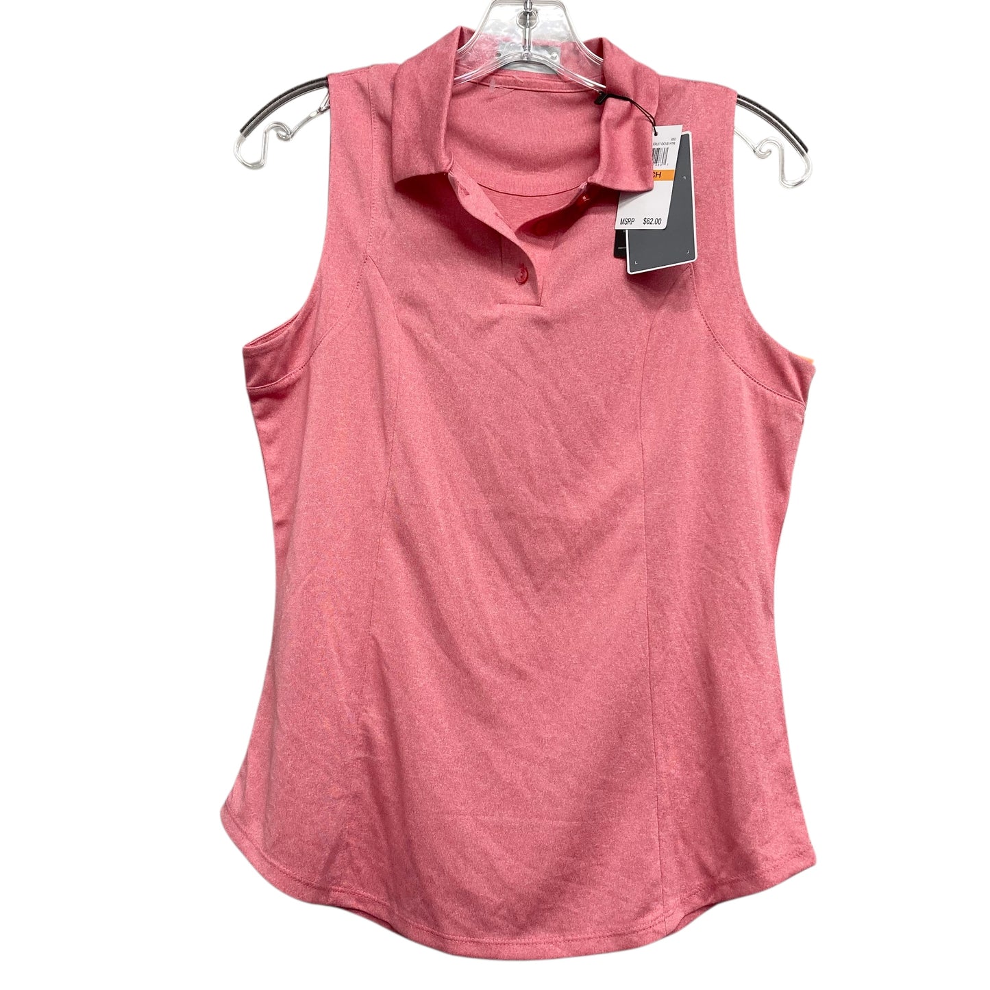 Athletic Top Sleeveless By Callaway In Pink, Size:S