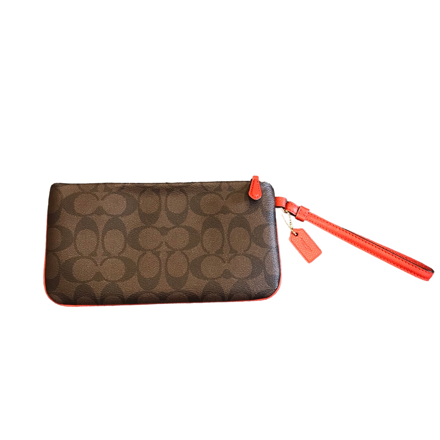 Wristlet Designer By Coach In Brown, Size:Medium