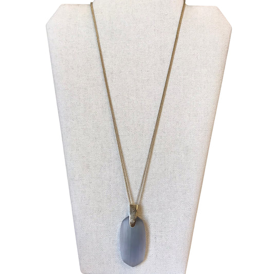 Necklace Pendant By Kendra Scott In Grey