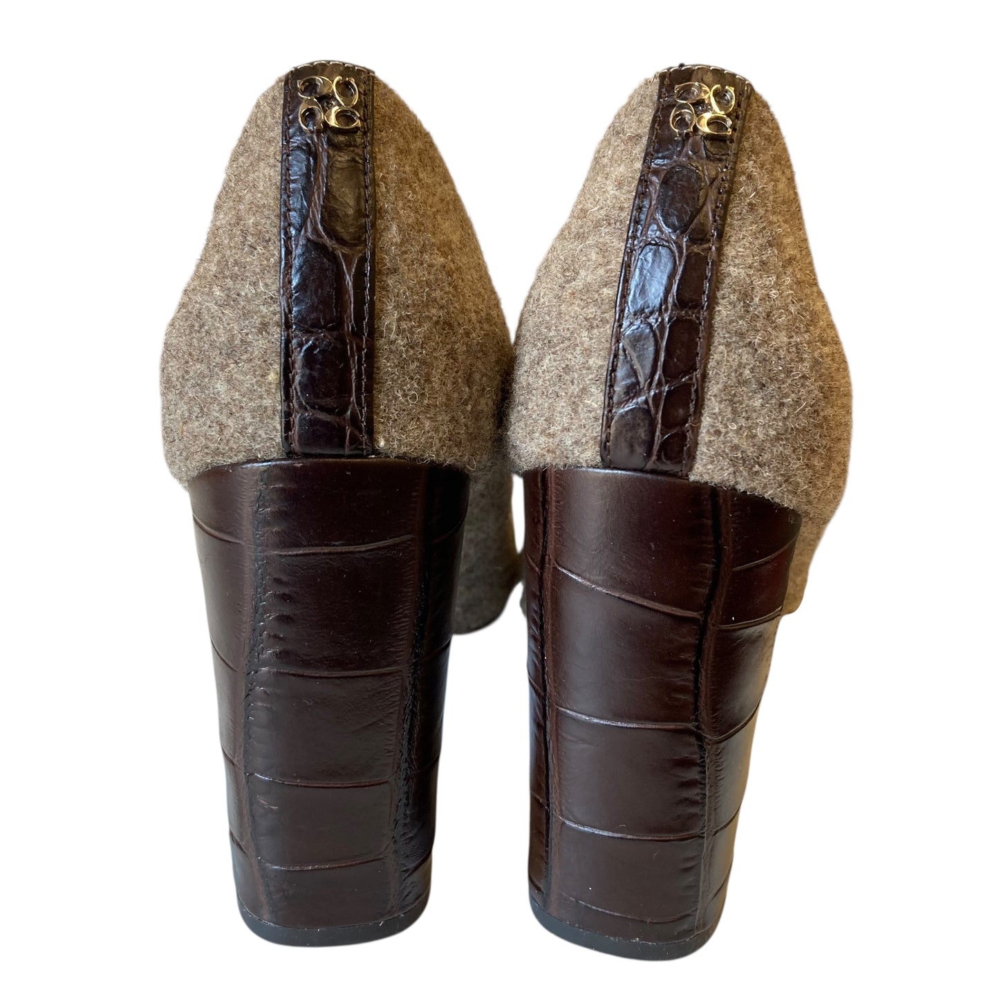 Shoes Designer By Coach In Beige, Size:10