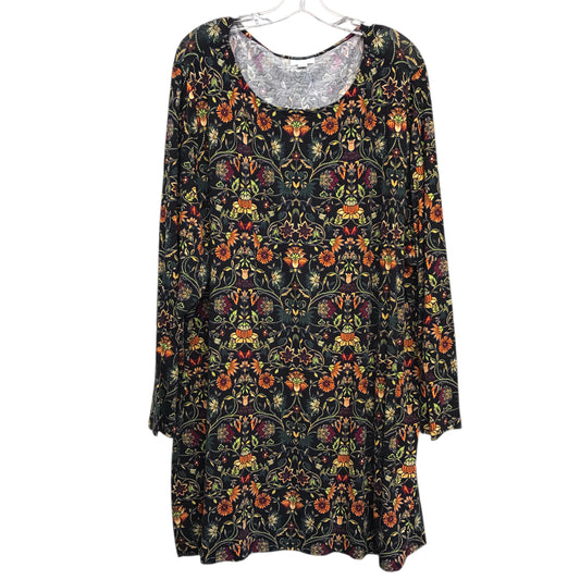 Top Ls By J. Jill In Floral Print, Size:4X
