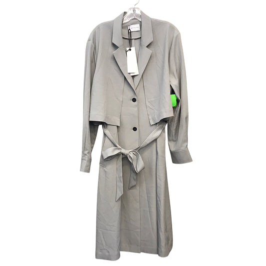 Coat Trench Coat By Lattelier In Grey, Size:M