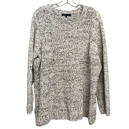 Sweater By Love Ellie In Black & White, Size:1X