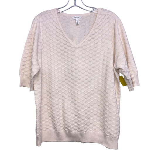 Sweater Ss By Ella Moss In Peach, Size:Xl