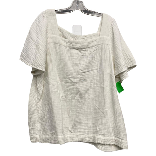 Top Ss By Madewell In White, Size:Xxl