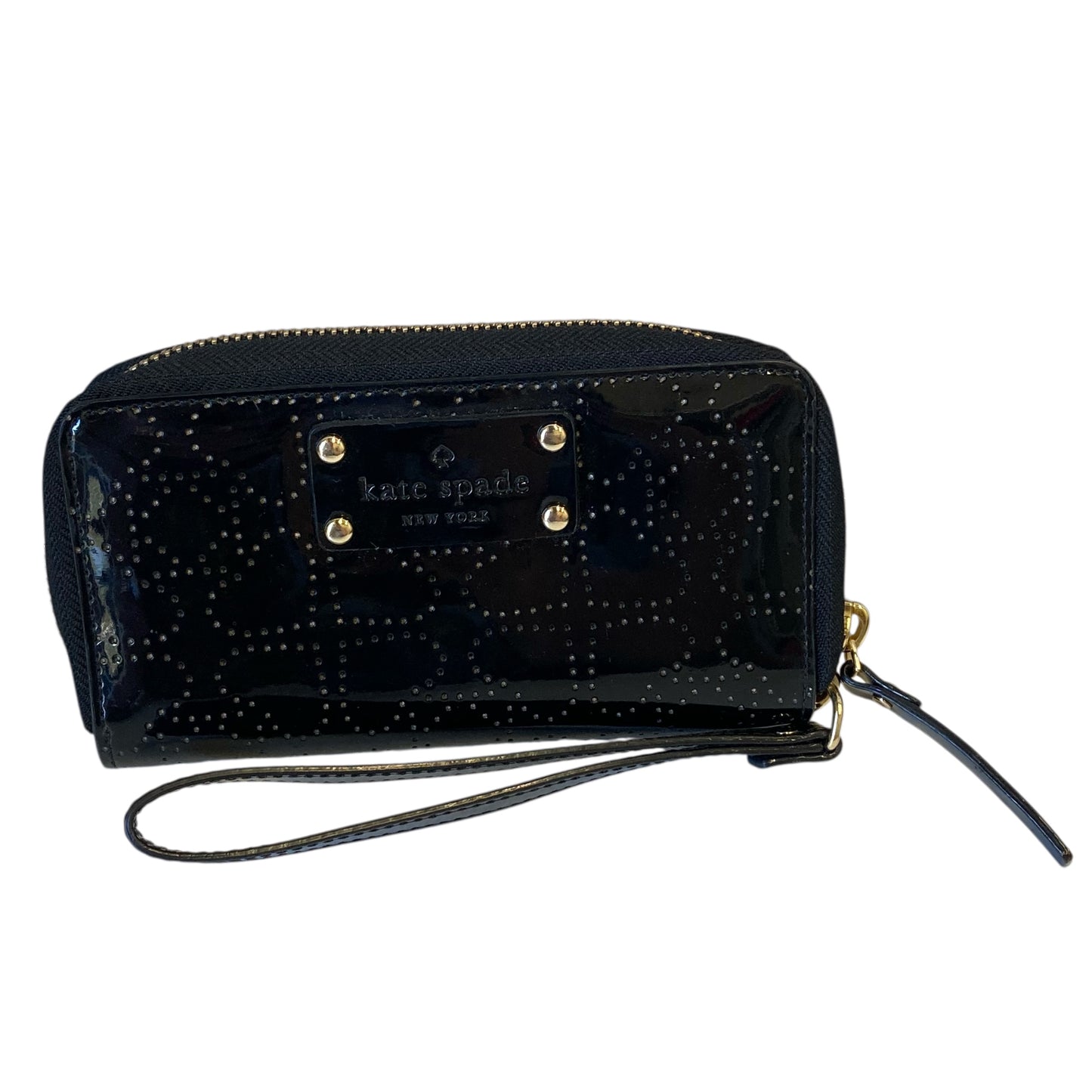 Wristlet Designer By Kate Spade In Black, Size:Small