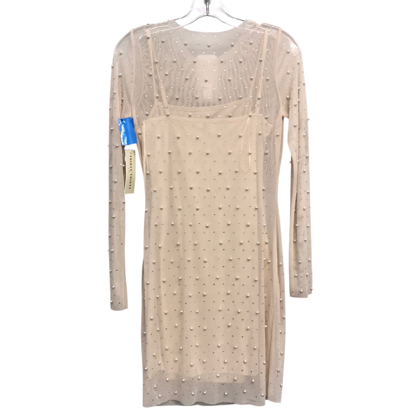 Dress Party Short By Thirty Thirty In Beige, Size:M