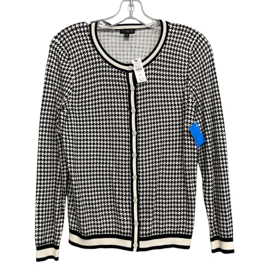 Sweater Cardigan By Talbots In Black & White, Size:Sp