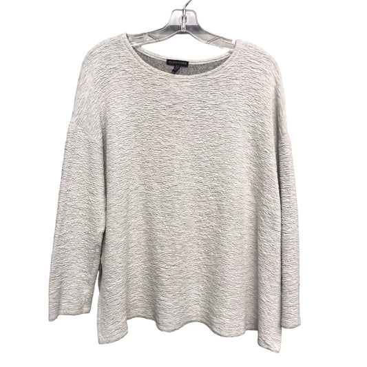 GREY TOP LS by EILEEN FISHER Size:M