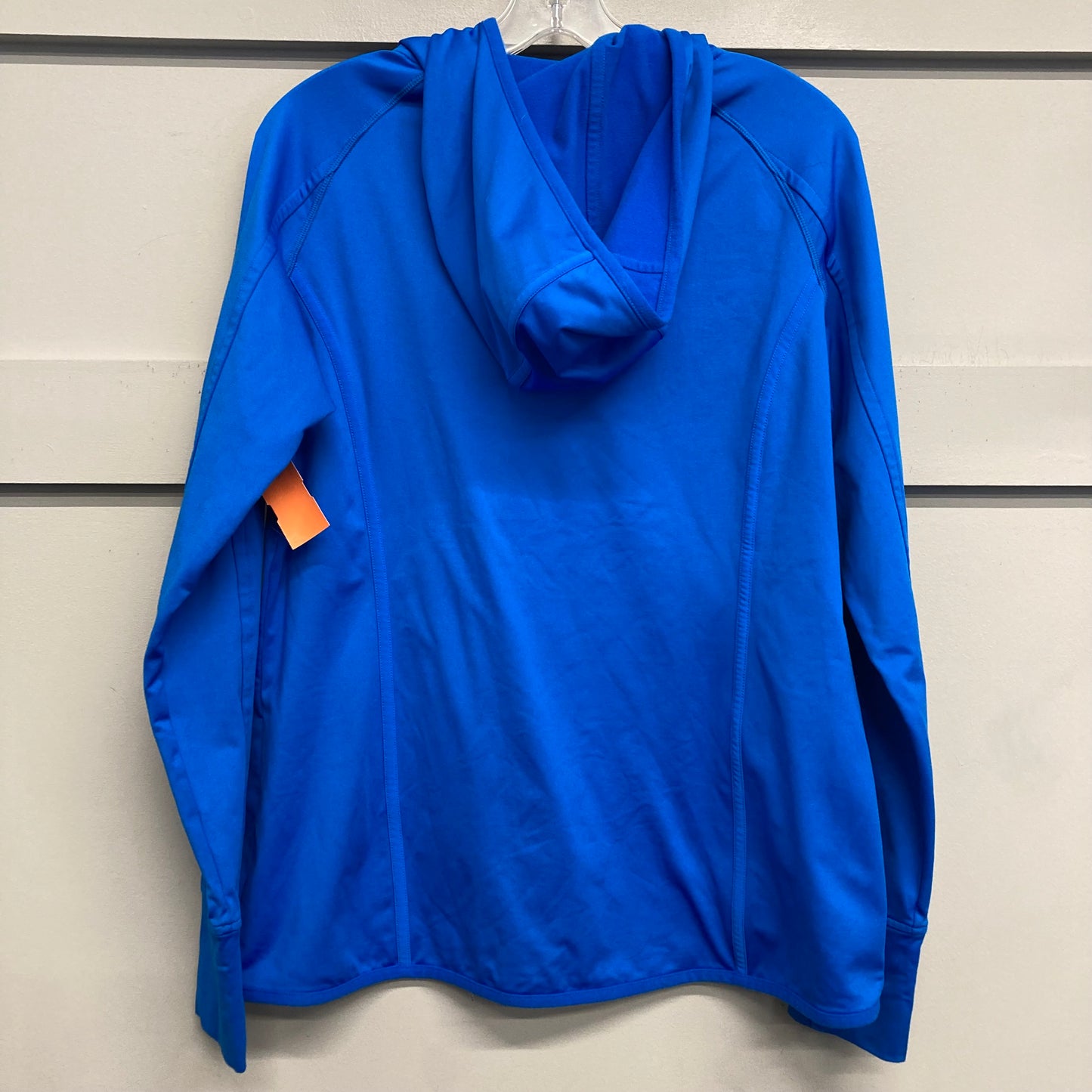 Athletic Top Ls Hoodie By Athleta In Blue, Size:L