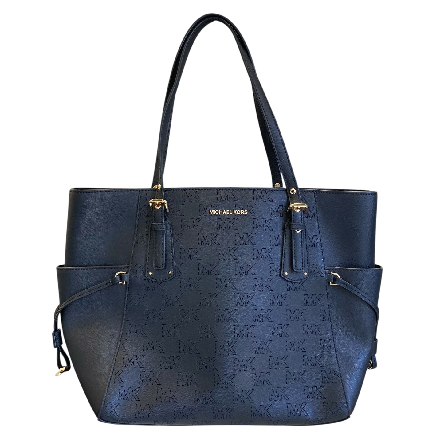 Tote Designer By Michael Kors In Black, Size:Large