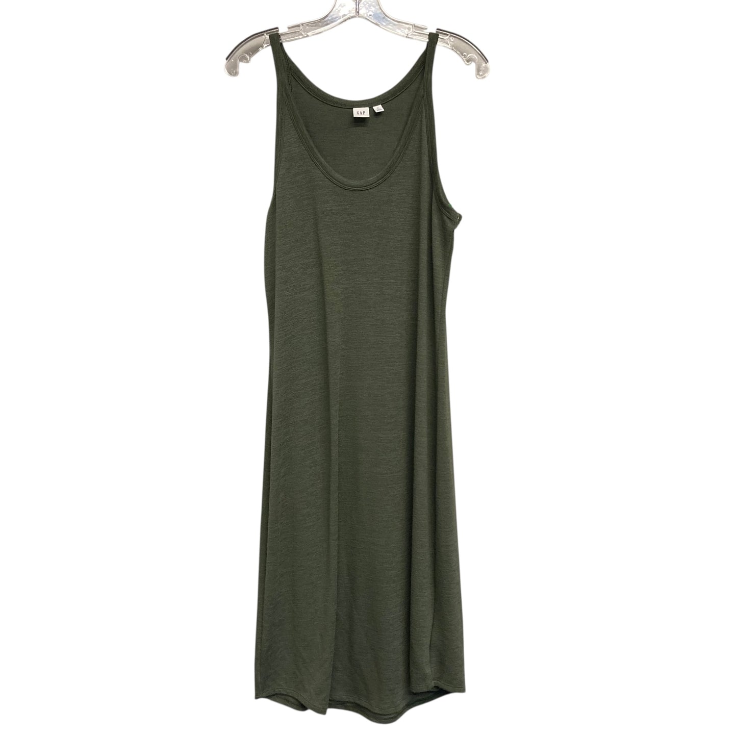Dress Casual Midi By Gap In Green, Size:M