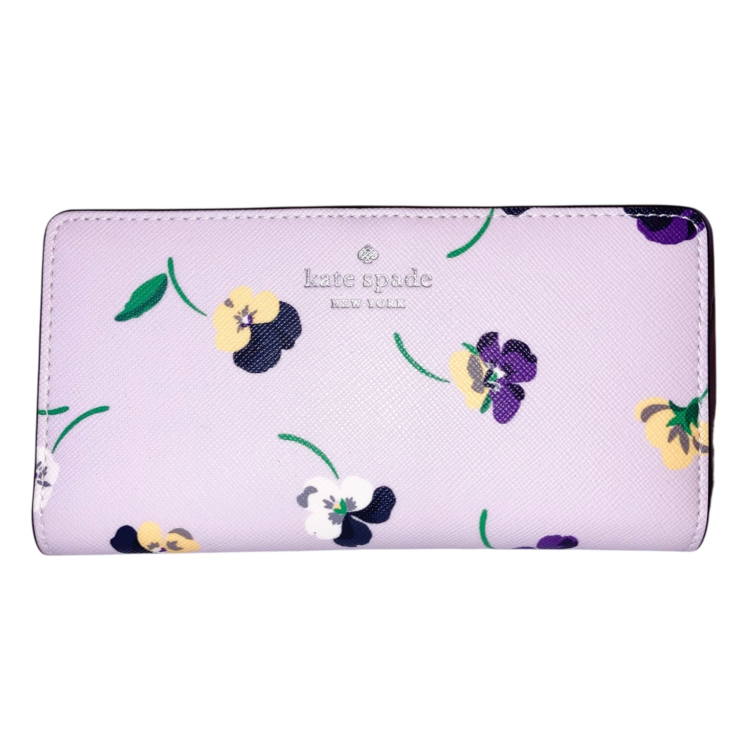 Wallet Designer By Kate Spade In Purple & Yellow, Size:Medium