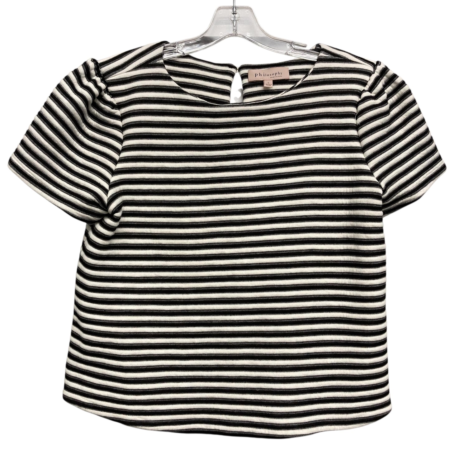 Top Ss By Philosophy In Black & White, Size:L