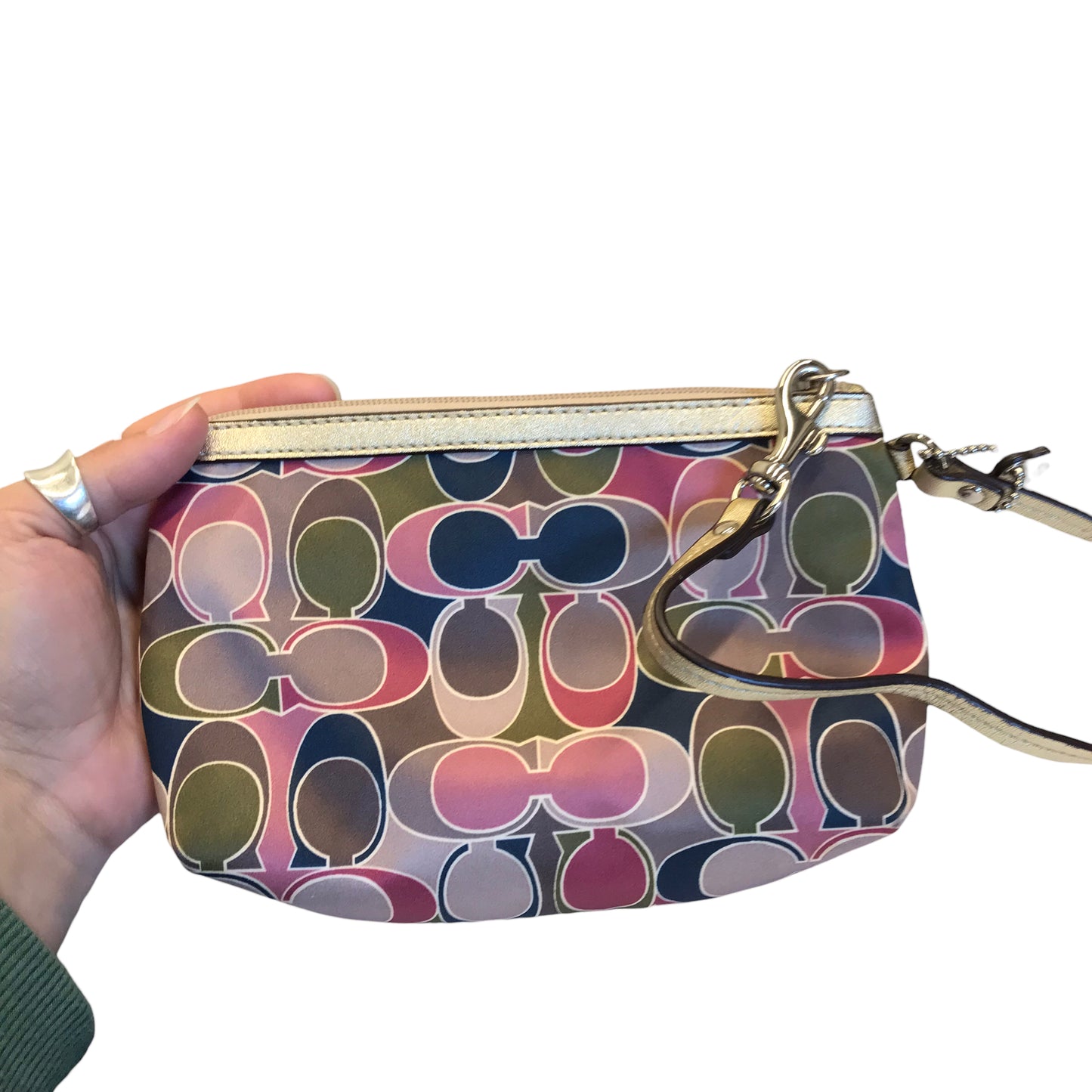 Wristlet Designer By Coach In Multi, Size:Small