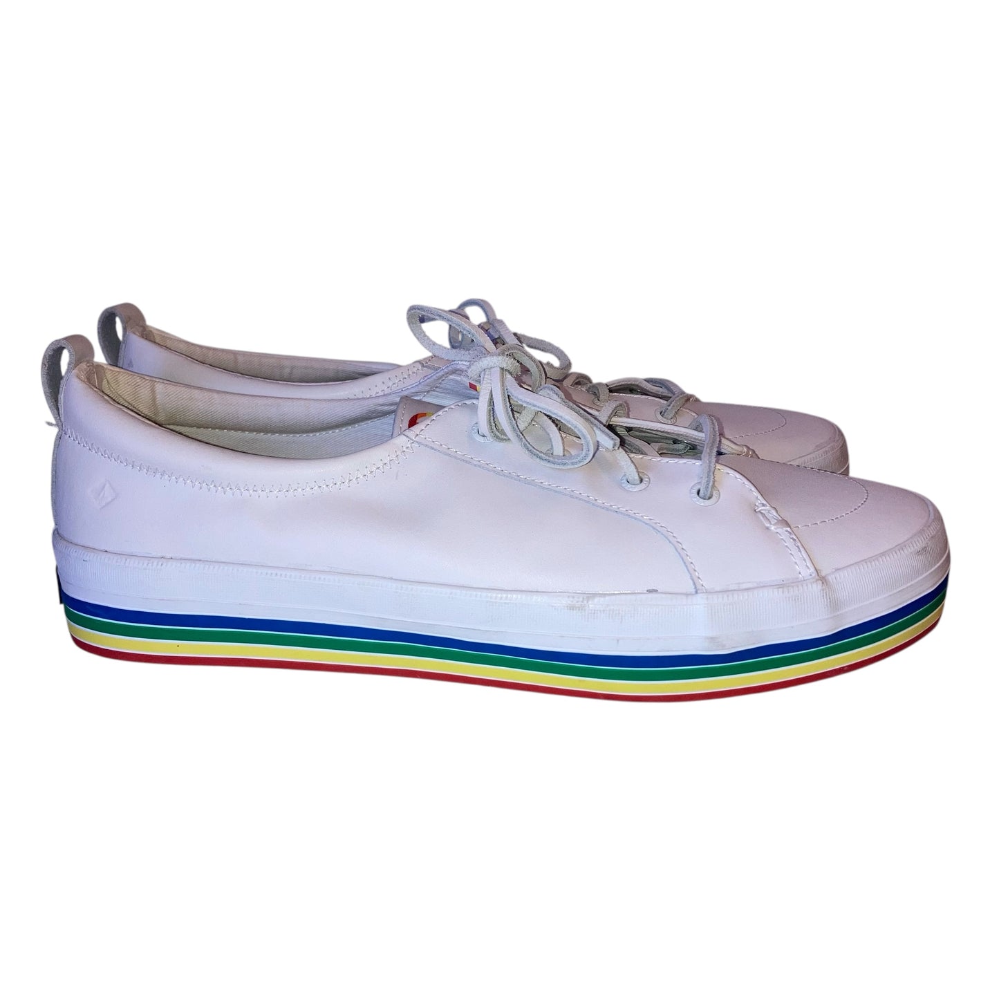 Shoes Flats By Sperry In White, Size:12