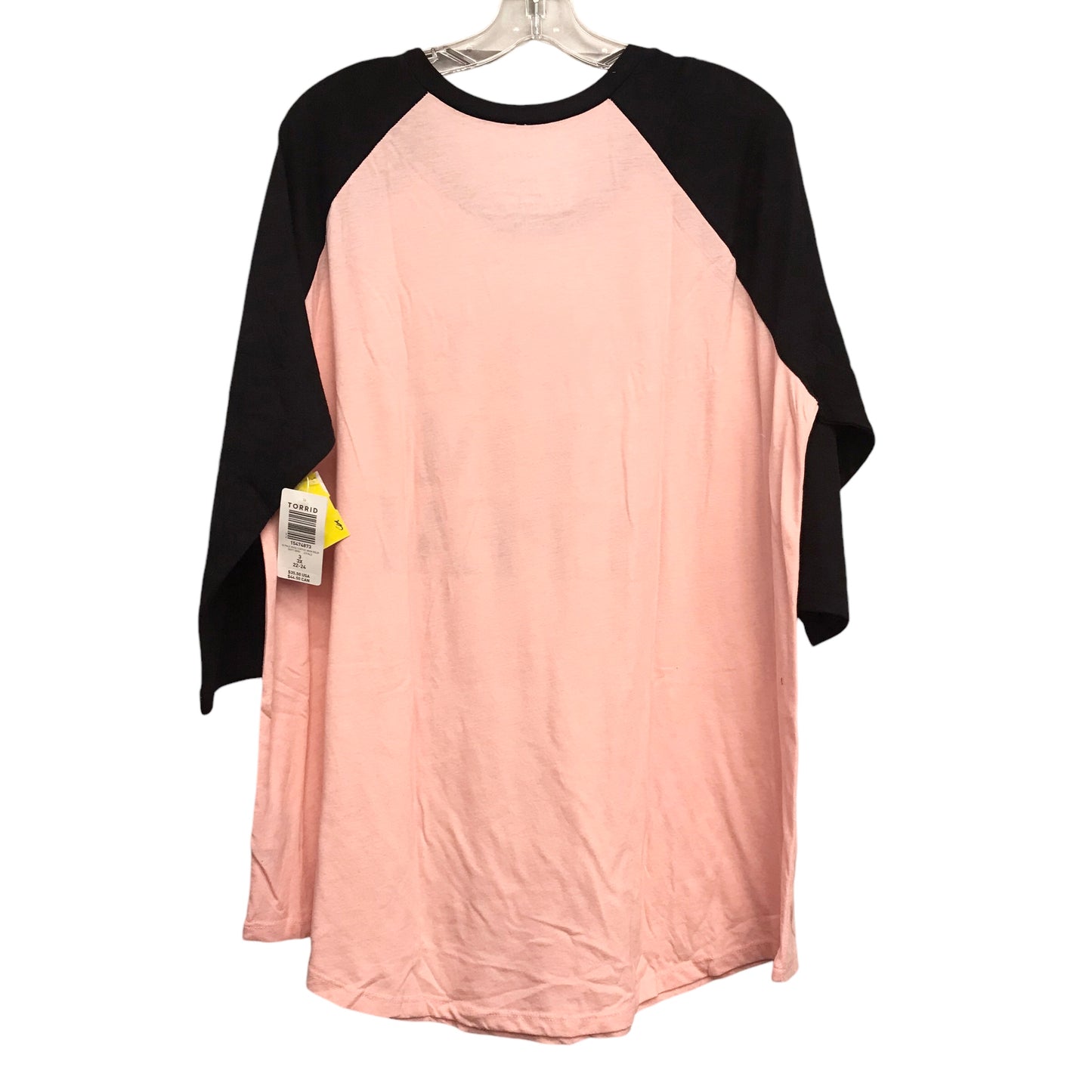 Top Ls Basic By Torrid In Peach, Size:3X