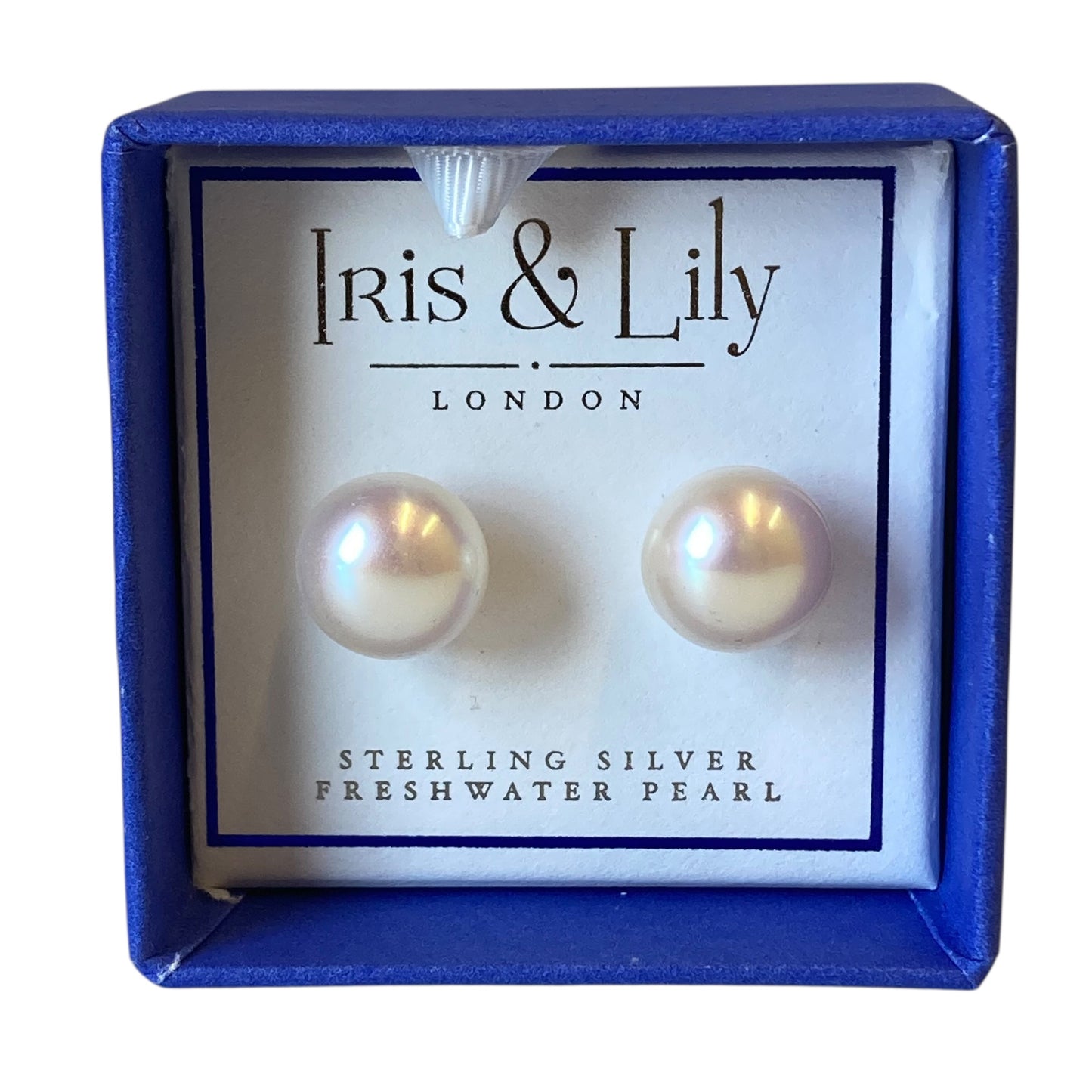 Earrings Sterling Silver By Iris & Lily In White