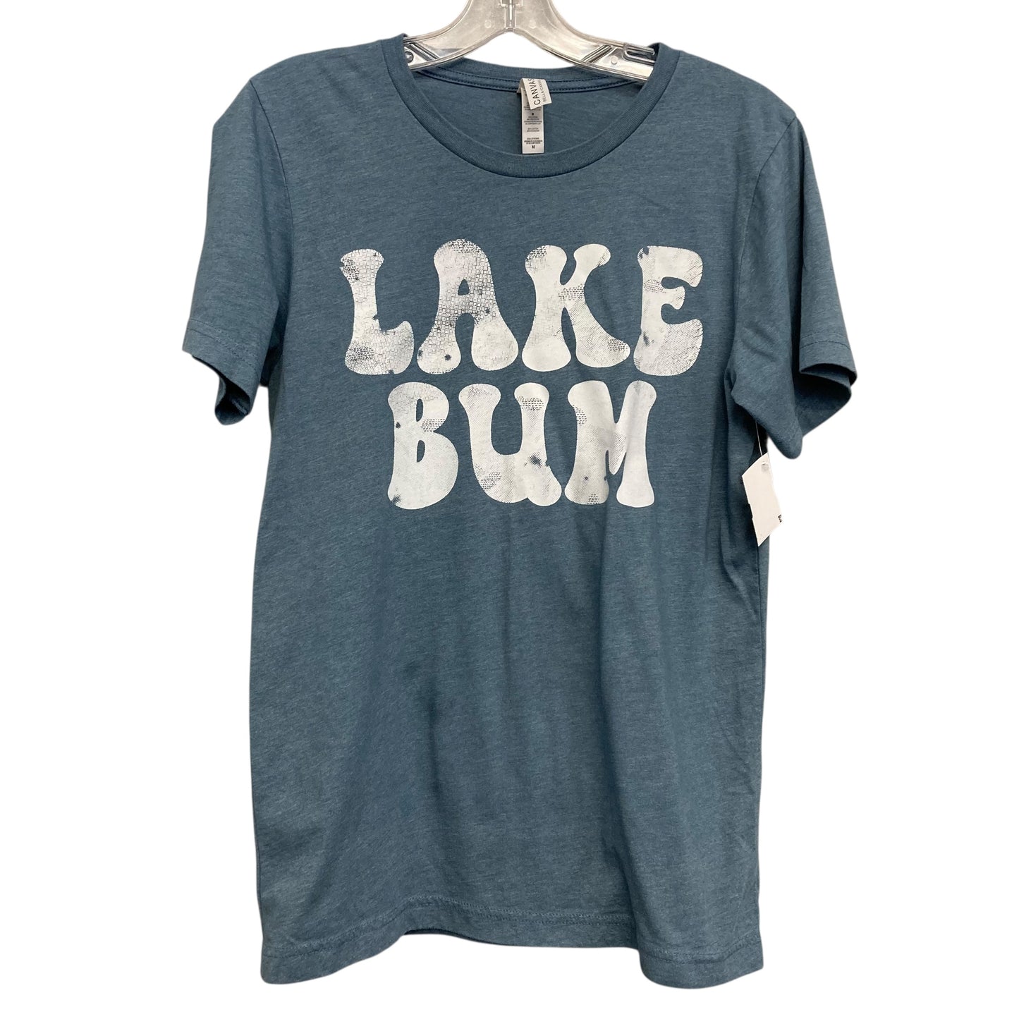 Top Ss Basic By Canvas In Teal, Size:M