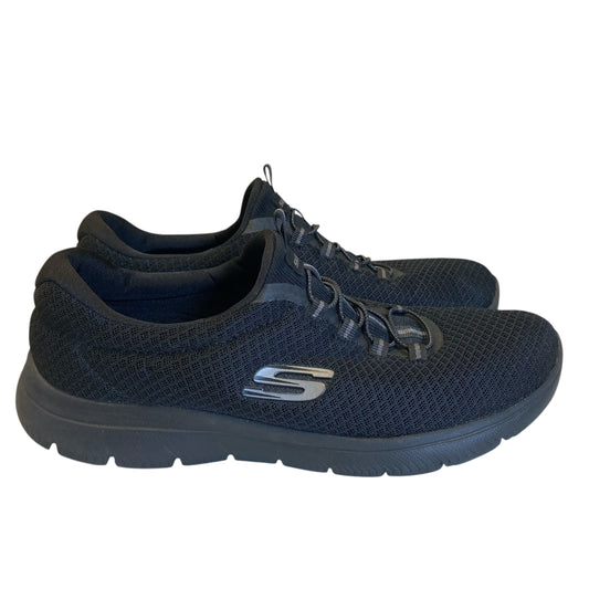 Shoes Athletic By Skechers In Black, Size:9.5