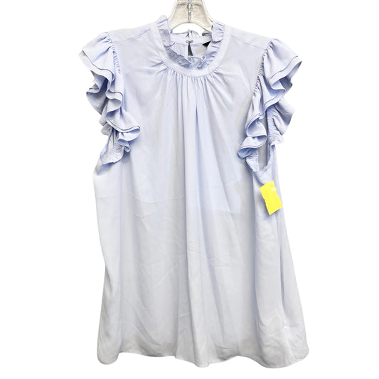 Top Sleeveless Basic By Express In Blue, Size:L
