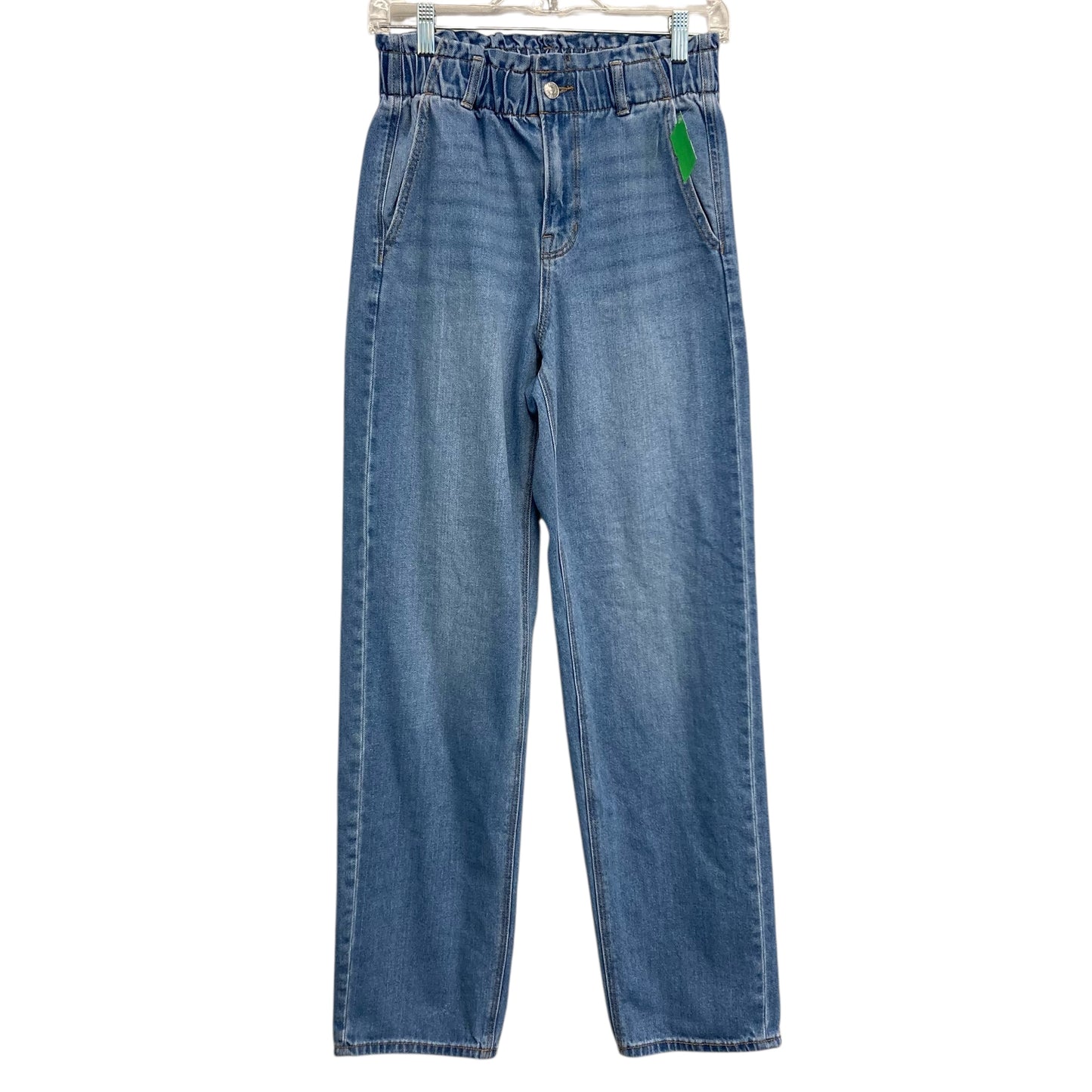 Jeans Straight By American Eagle In Blue Denim, Size:4