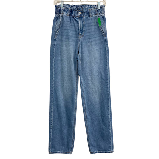 Jeans Straight By American Eagle In Blue Denim, Size:4