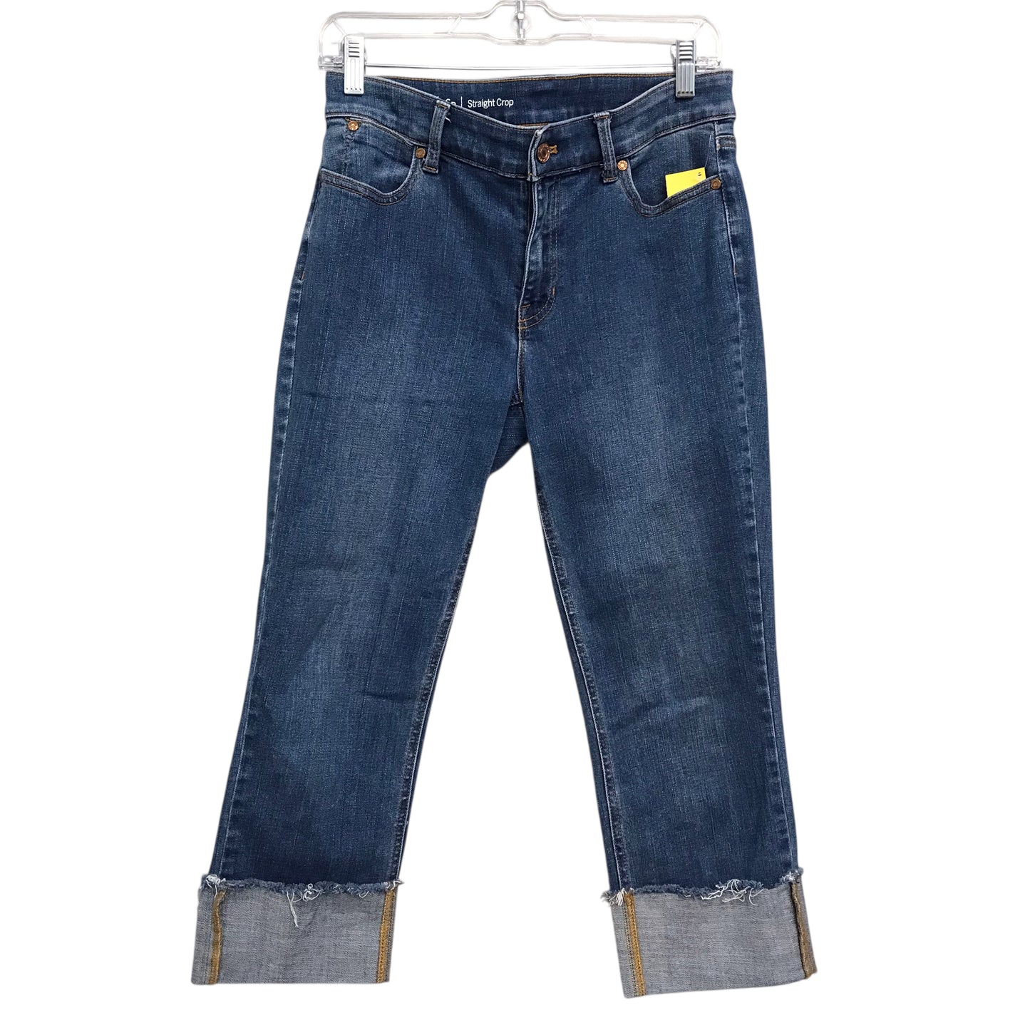 Jeans Cropped By Talbots In Blue Denim, Size:6P