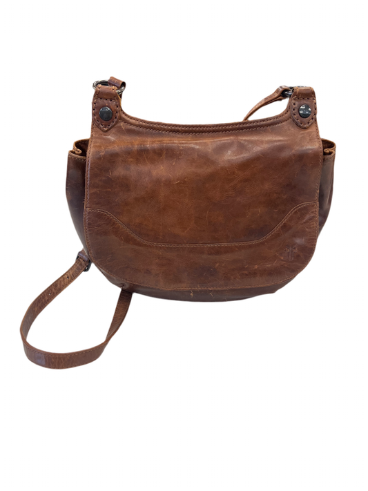 Crossbody Designer By Frye In Brown, Size:Medium