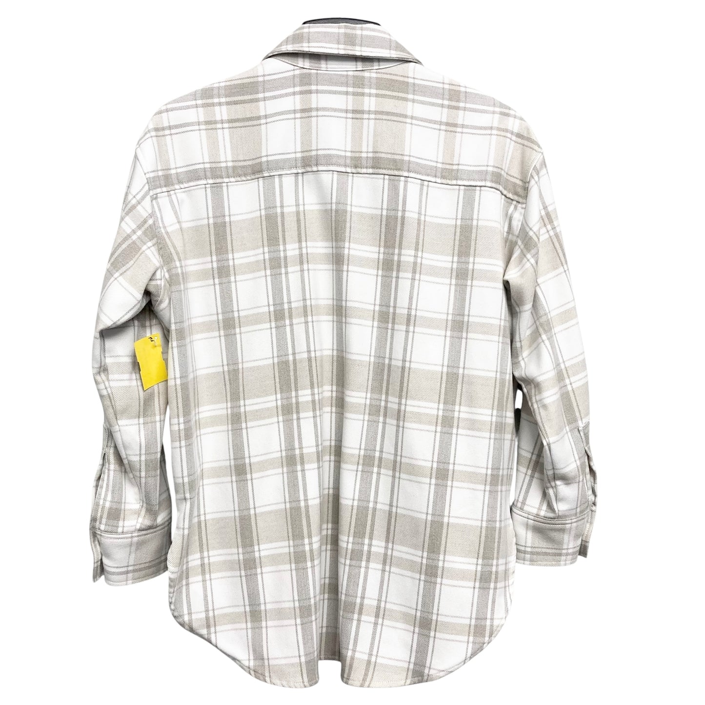 Jacket Shirt By H&M In Plaid Pattern, Size:S