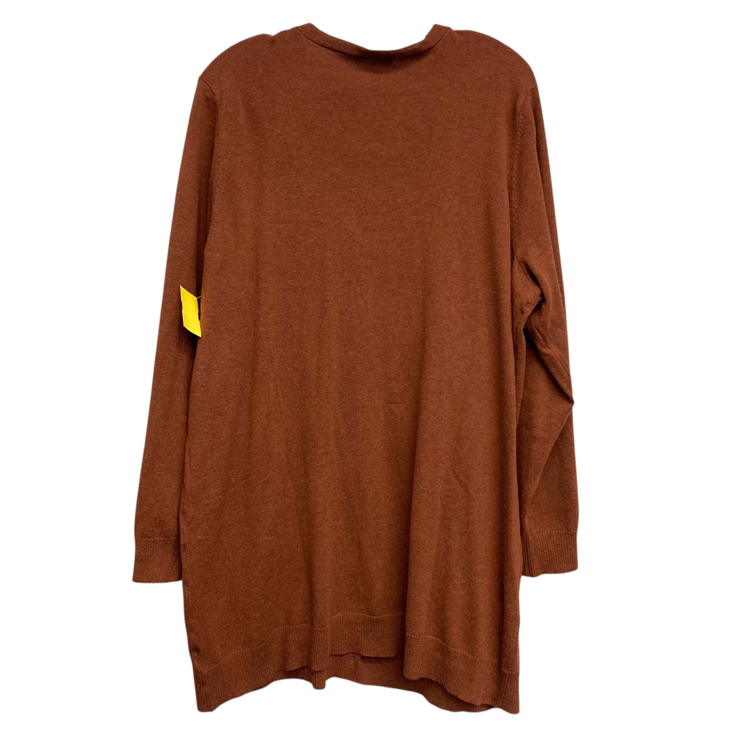 Sweater Cardigan By Maurices In Brown, Size:1X