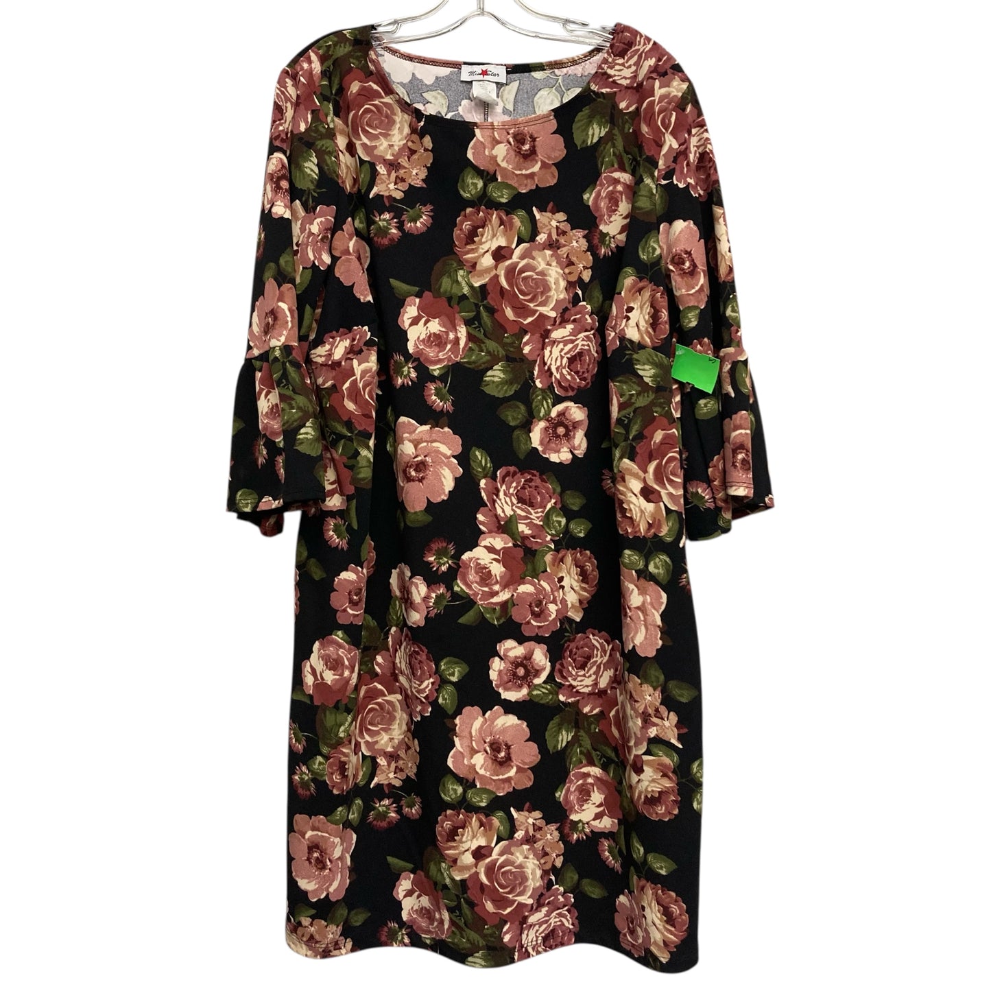 Dress Casual Midi By Miss Star In Floral Print, Size:2X